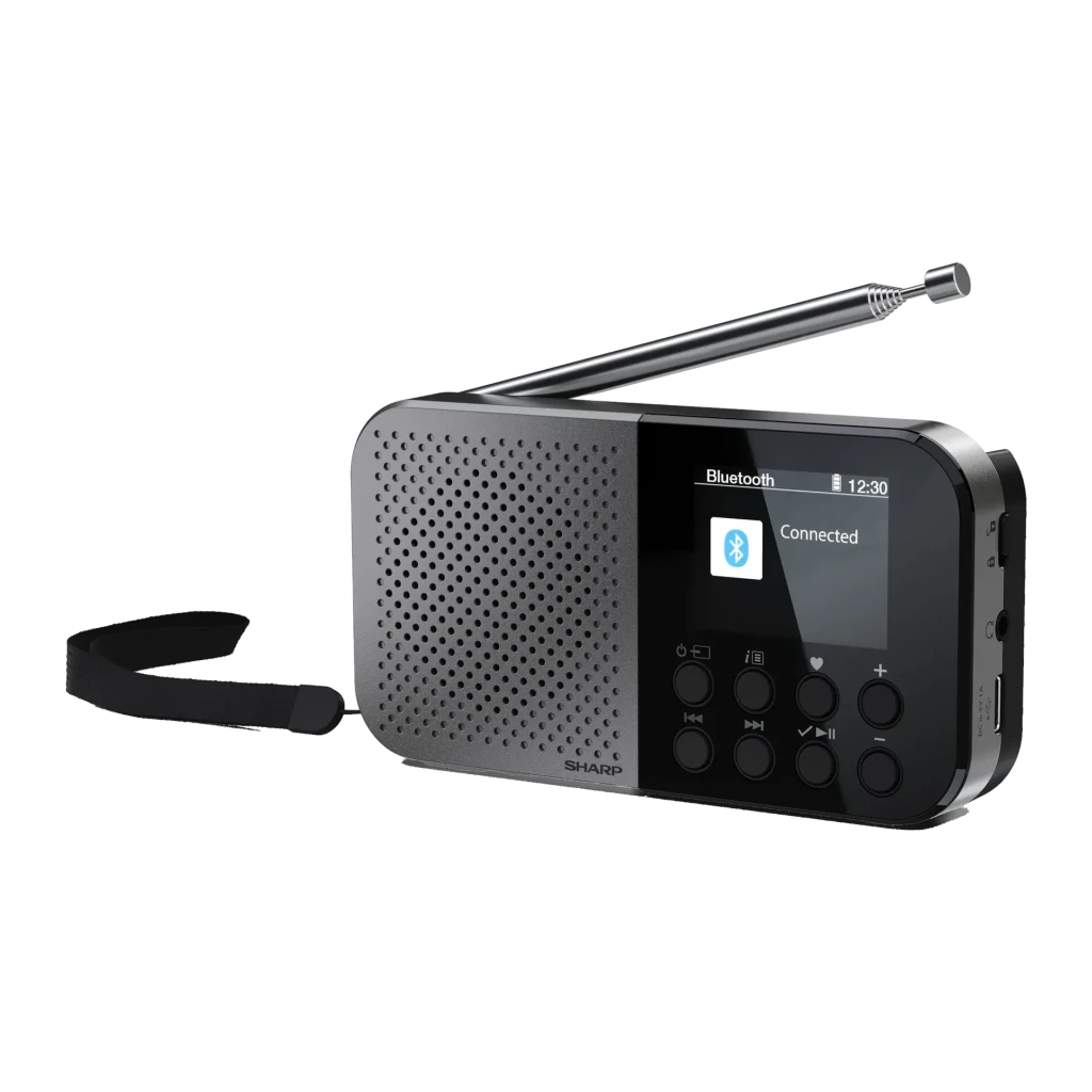 Radio Sharp DR-P520OSAKA Batería recargable DAB, DAB+, FM