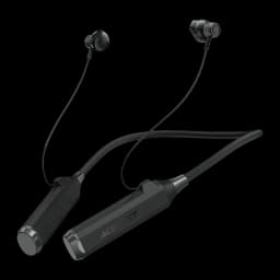 Écouteurs tour de cou Acefast N6 Neckband In-Ear Bluetooth 5.4 130h IPX4, vue de face: tour de cou noir flexible