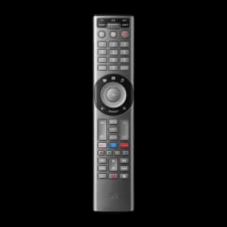 Mando a distancia universal One for All Smart Control Pro 5 URC7956, vista frontal: cuerpo plateado con teclado numérico