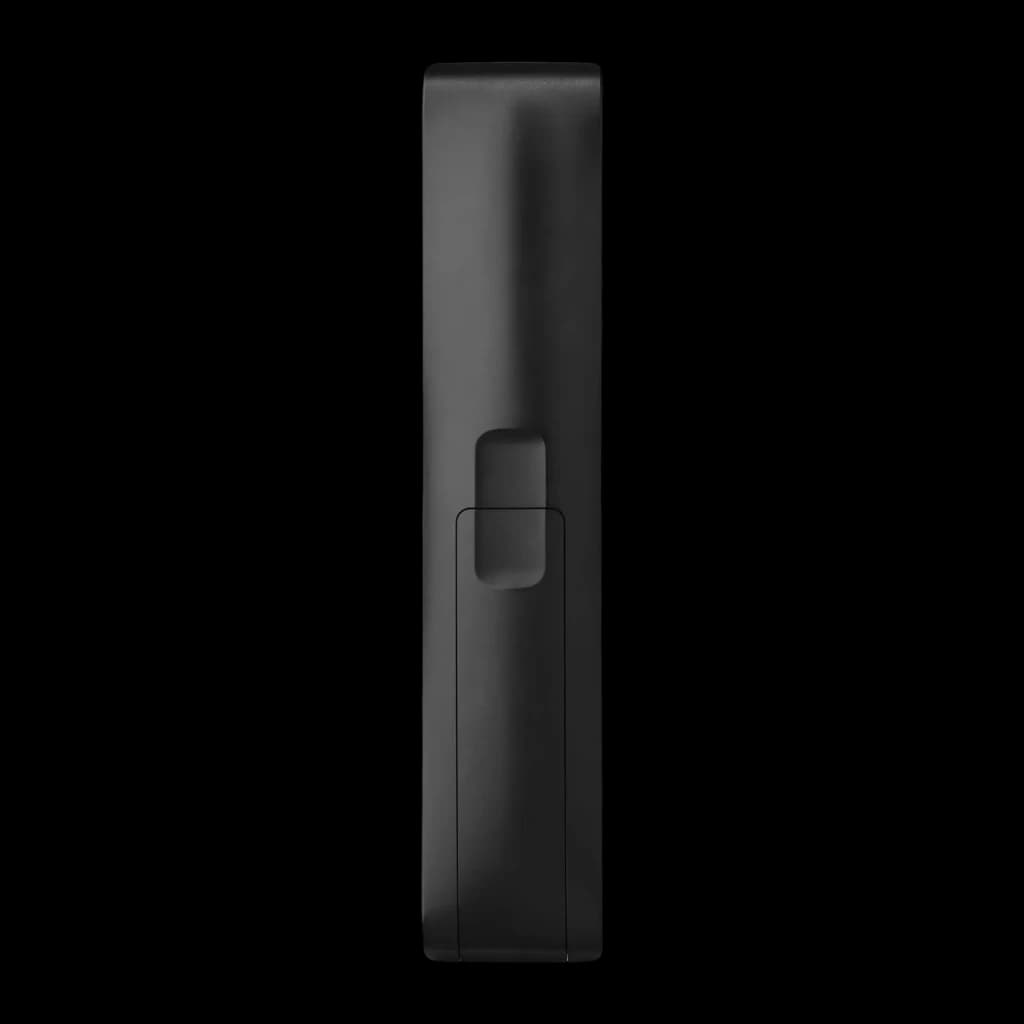 Mando a distancia universal One for All Smart Control Pro 5 URC7956, vista trasera: carcasa negra mate con tapa de pilas