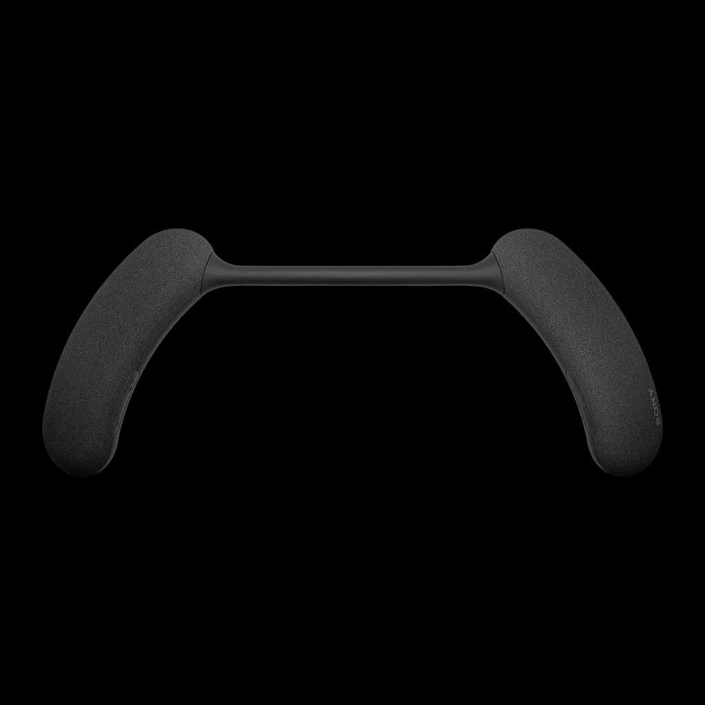 Enceinte de cou Sony BRAVIA Theater U HT-AN7 Dolby Atmos IPX4 6W Bluetooth 5.2, détail: vue de face avec arceau rigide