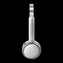 Casque Acefast H8 Réduction de Bruit Active Arceau Bluetooth 5.4 60h, détail latéral: écouteur droit argenté avec logo