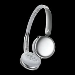 Casque Acefast H8 Réduction de Bruit Active Arceau Bluetooth 5.4 60h, détail: arceau argenté avec logo et coussinets