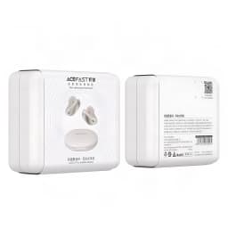 Écouteurs Acefast AceClip Pro FA006 Open-Ear Bluetooth 5.4, contenu de la boîte: packaging blanc recto verso avec écouteurs