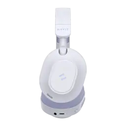 Auriculares Havit H668BT Cancelación de Ruido Diadema Bluetooth 5.4 80h, lateral: cojín, rejilla de micrófono y botones
