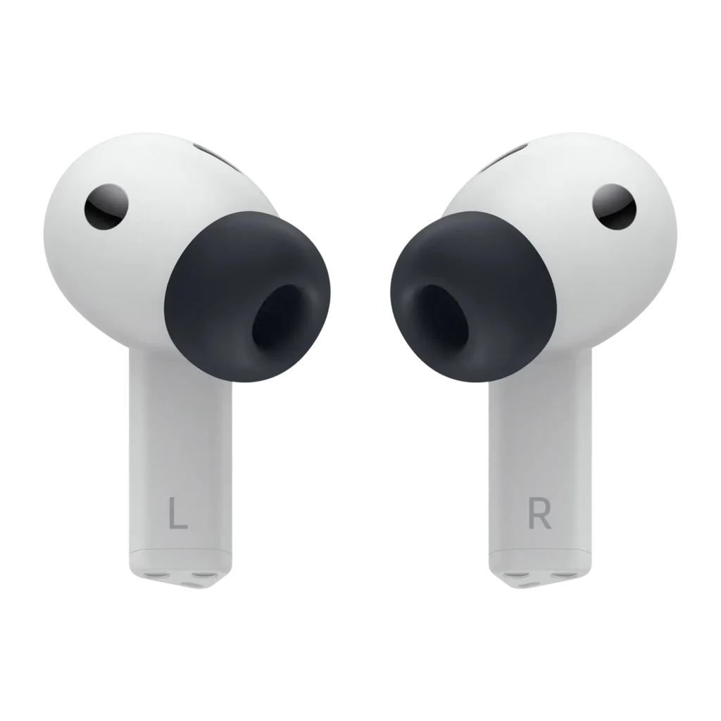 Auriculares Samsung Galaxy Buds3 FE Cancelación de Ruido TWS In-Ear, vista frontal: auriculares izquierdo y derecho