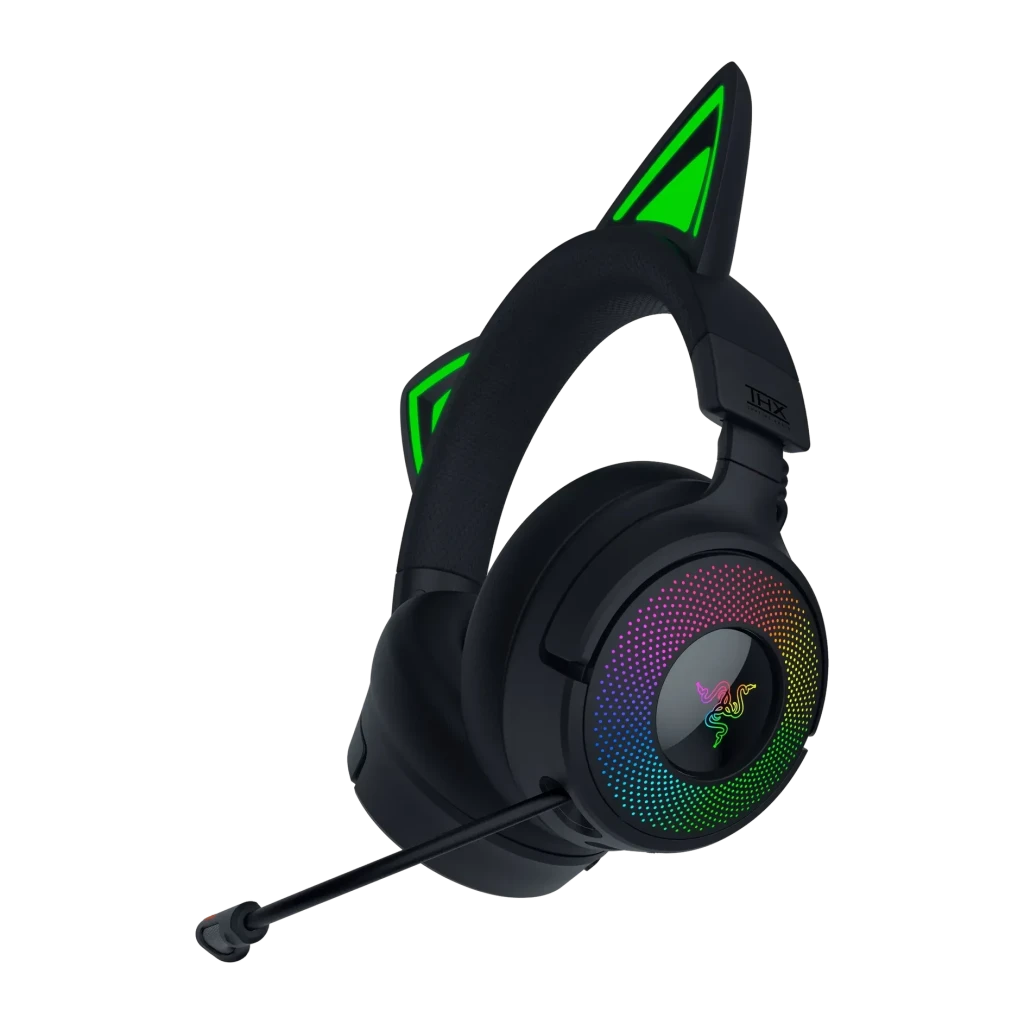 Razer Negro Auriculares Gaming Kraken Kitty V3 Pro Inalámbrico Chroma Rgb