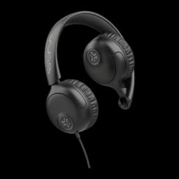 Auriculares JLab Audio Studio 2 Wired On-Ear Diadema On-Ear Jack 3,5mm, vista lateral: diadema, almohadillas y logo JLab