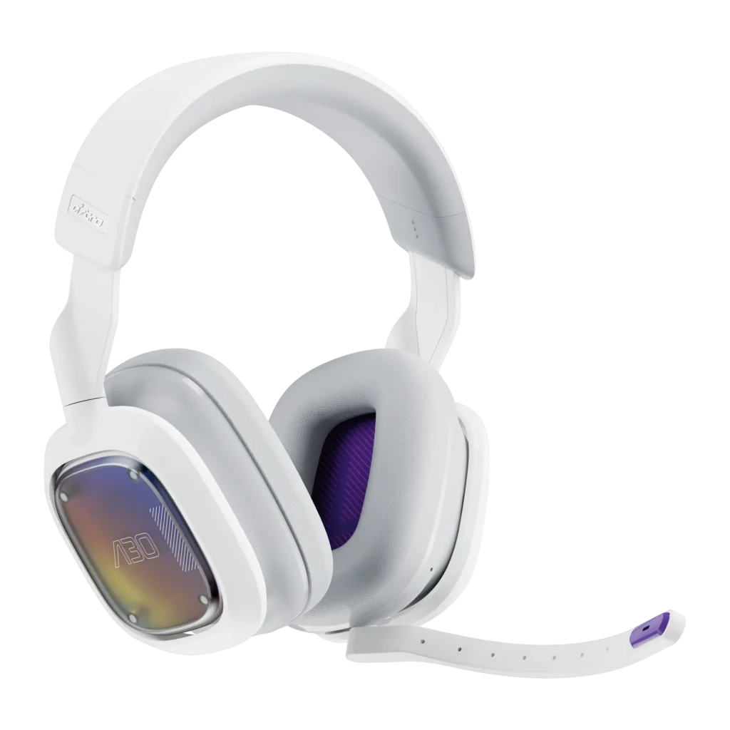 Logitech Blanco/Morado Auriculares Gaming Astro Gaming A30 Inalámbrico Micrófono