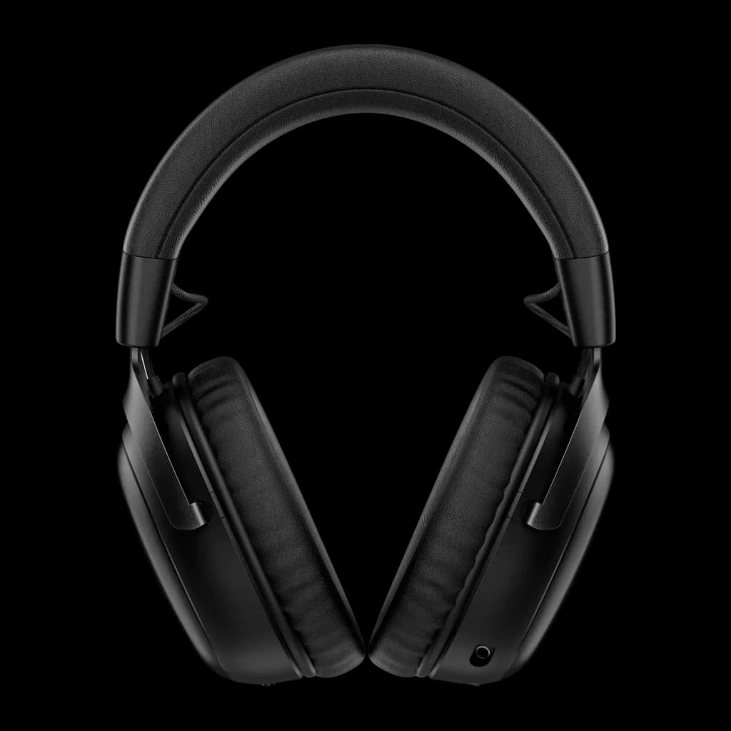 Auriculares Gaming HyperX Cloud III S Inalámbrico Micrófono, vista frontal: diadema acolchada, almohadillas de cuero