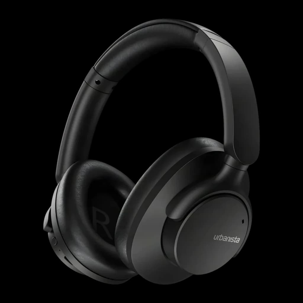 Auriculares Urbanista Valencia Cancelación de Ruido Diadema Bluetooth 5.3, vista lateral: almohadillas acolchadas, diadema