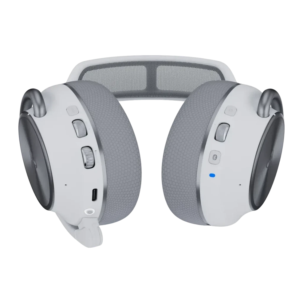 Auriculares Gaming Turtle Beach Stealth Pro II Wireless Xbox Inalámbrico, vista frontal: almohadillas grises, botones