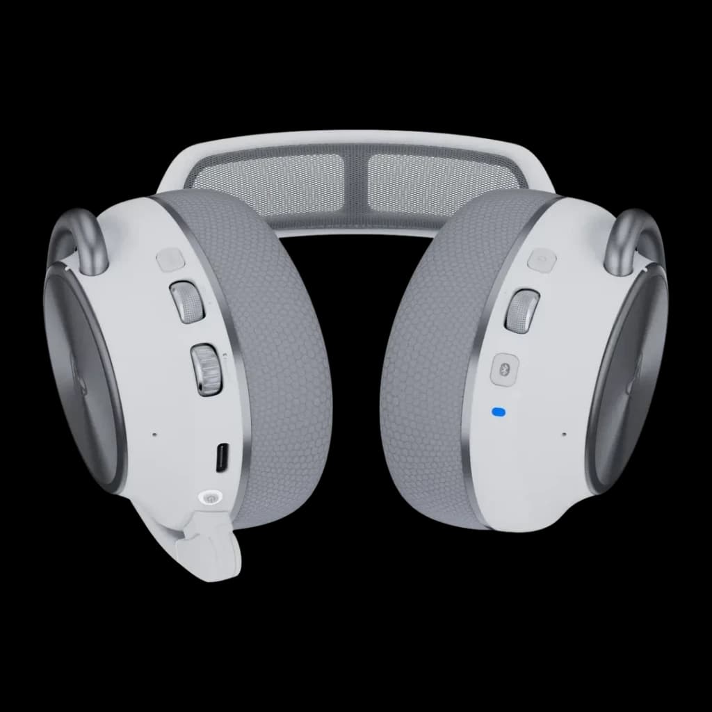 Auriculares Gaming Turtle Beach Stealth Pro II Wireless Xbox Inalámbrico, vista frontal: almohadillas grises, botones