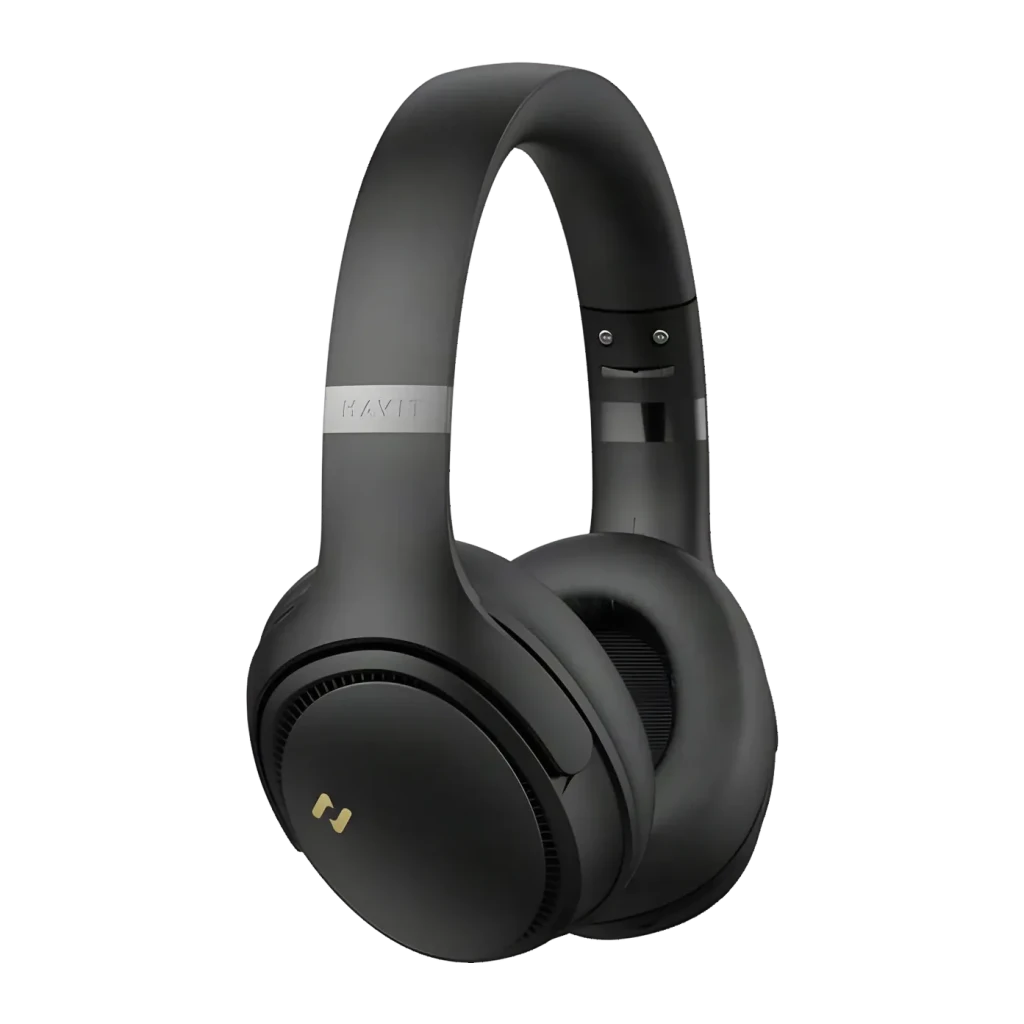 Auriculares Havit H630BT PRO con cancelación de ruido activa y diseño over-ear negro