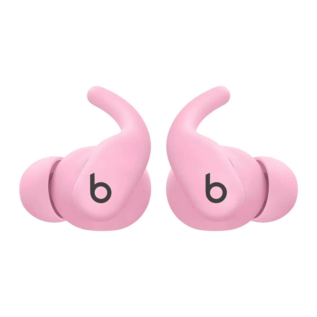 Écouteurs Beats Powerbeats Fit Réduction de Bruit Active Intra-Auriculaires Bluetooth rose, détail: les deux écouteurs
