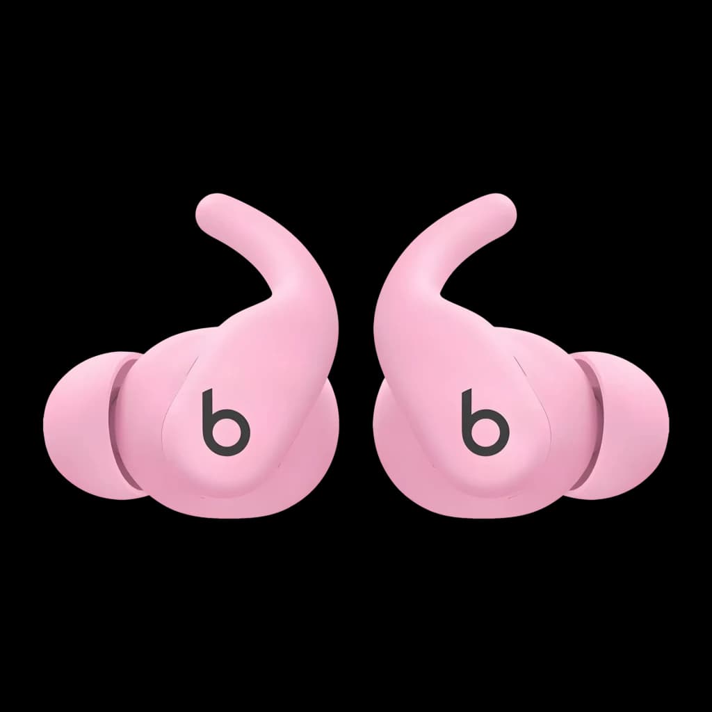 Écouteurs Beats Powerbeats Fit Réduction de Bruit Active Intra-Auriculaires Bluetooth rose, détail: les deux écouteurs