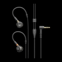 Écouteurs Beyerdynamic DT 70 IE In-Ear Jack 3,5 mm, détail: écouteurs séparés avec arceau, câble et jack doré coudé