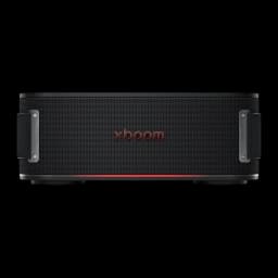 Altavoz portátil LG XBoom Bounce by will.i.am 2.1 IP67 40W 30h Bluetooth 5.3, vista frontal: rejilla negra con logo xboom