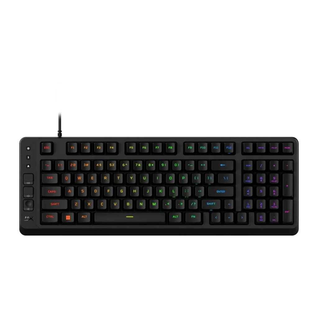 Teclado Gaming HyperX Eve 1800 RGB Compacto Layout ES Negro