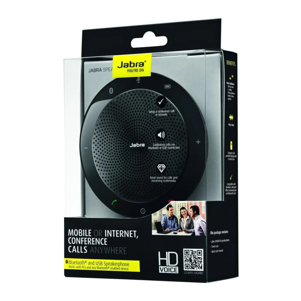 Altavoz de conferencia Jabra Speak 510 10W 15h USB/Bluetooth, contenido de la caja: caja retail con ventana que muestra