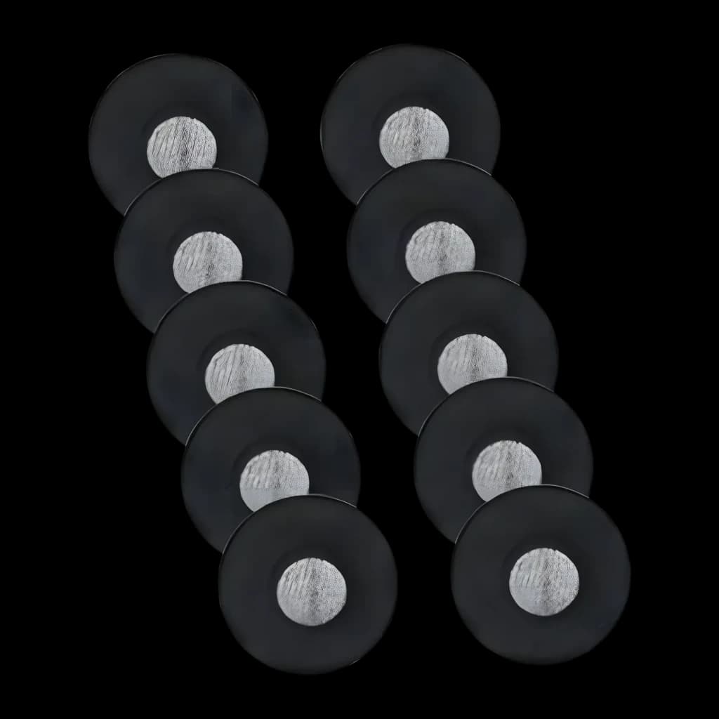 Almohadillas de repuesto Jabra Biz 2300 Espuma talla L Pack 10 unidades, detalle: 10 almohadillas negras con centro