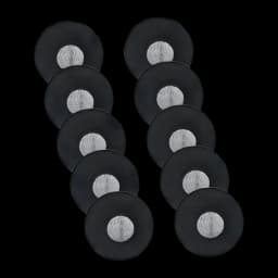 Almohadillas de repuesto Jabra Biz 2300 Espuma talla L Pack 10 unidades, detalle: 10 almohadillas negras con centro