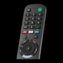 Mando a distancia One for All URC4912 Infrarrojo (IR) Sony TV, detalle: teclado numérico, botón de encendido verde y teclas