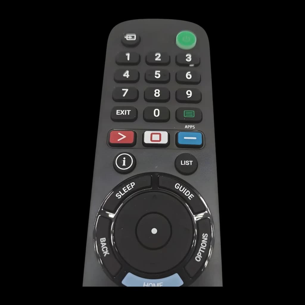 Mando a distancia One for All URC4912 Infrarrojo (IR) Sony TV, detalle: teclado numérico, botones de colores y rueda