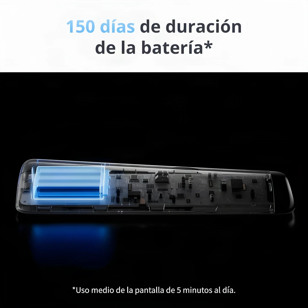 Mando a Distancia Universal SwitchBot W4600000 Bluetooth 4.2, interior: carcasa transparente muestra batería y placa base