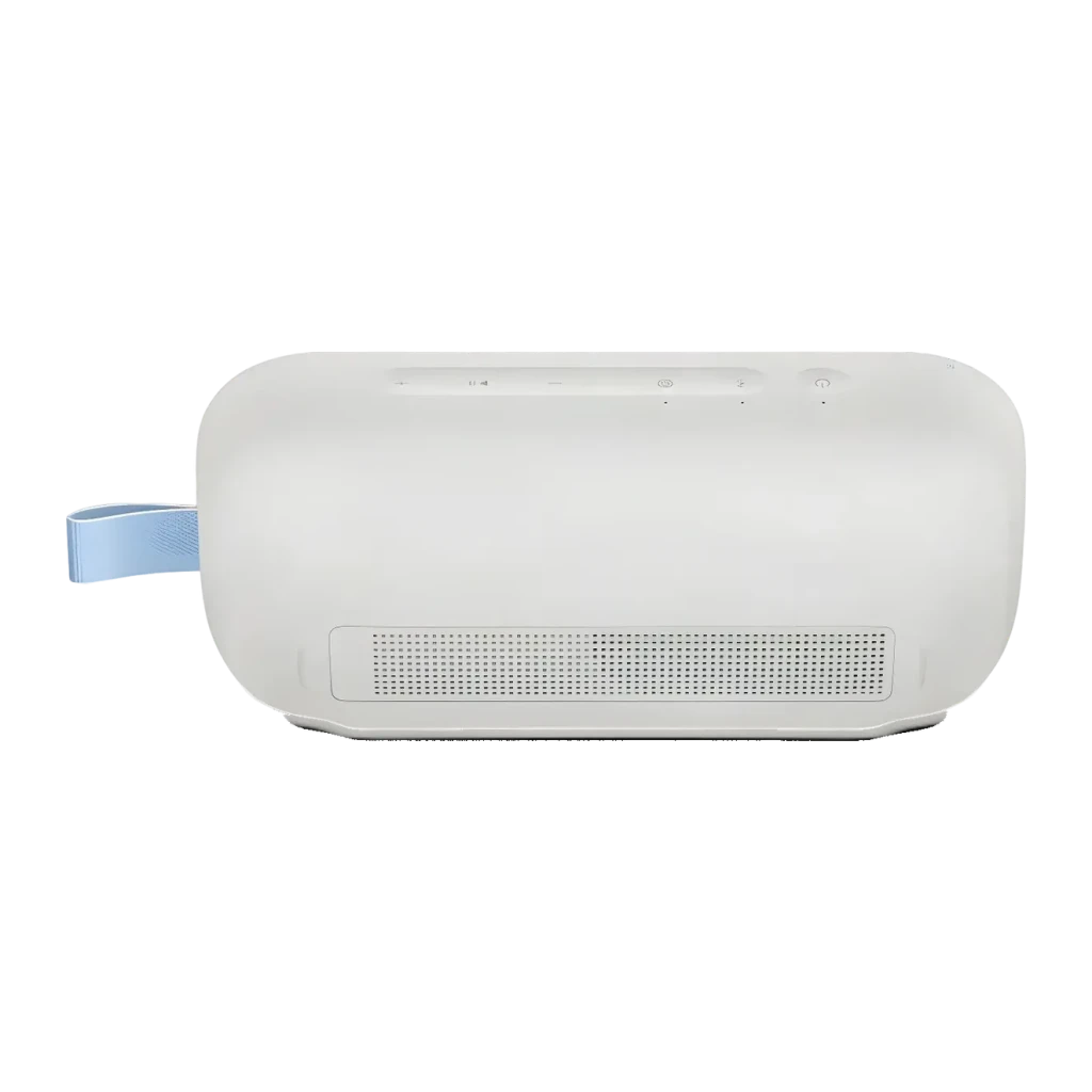 Enceinte portable Bose SoundLink Flex 2e Génération IP67 12h Bluetooth 5.3 Gris, vue avant: grille inférieure et boutons