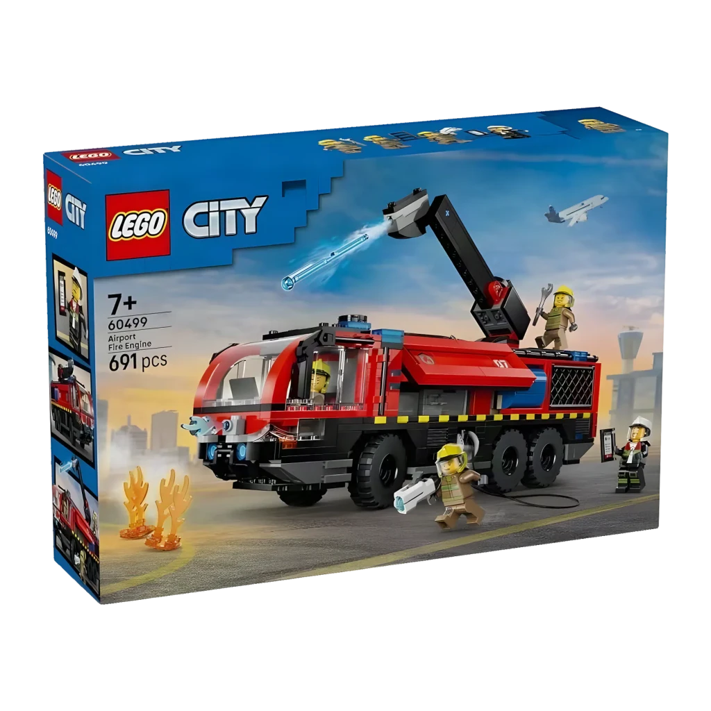 LEGO City Camión de Bomberos del Aeropuerto 60499 con 691 Piezas para Niños a partir de 7 años