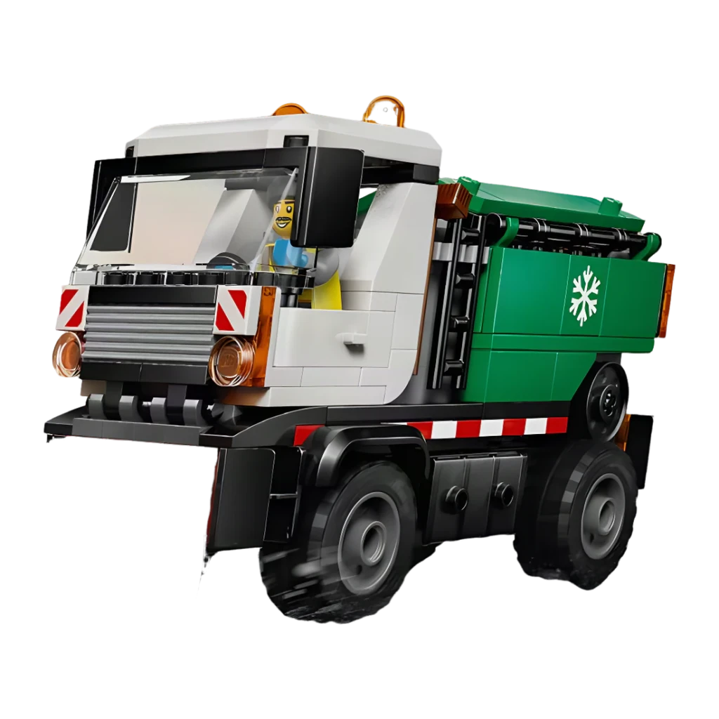 LEGO City Camión Quitanieves con Pala Móvil Set de Construcción 60490 de 263 Piezas para Niños a partir de 6 Años
