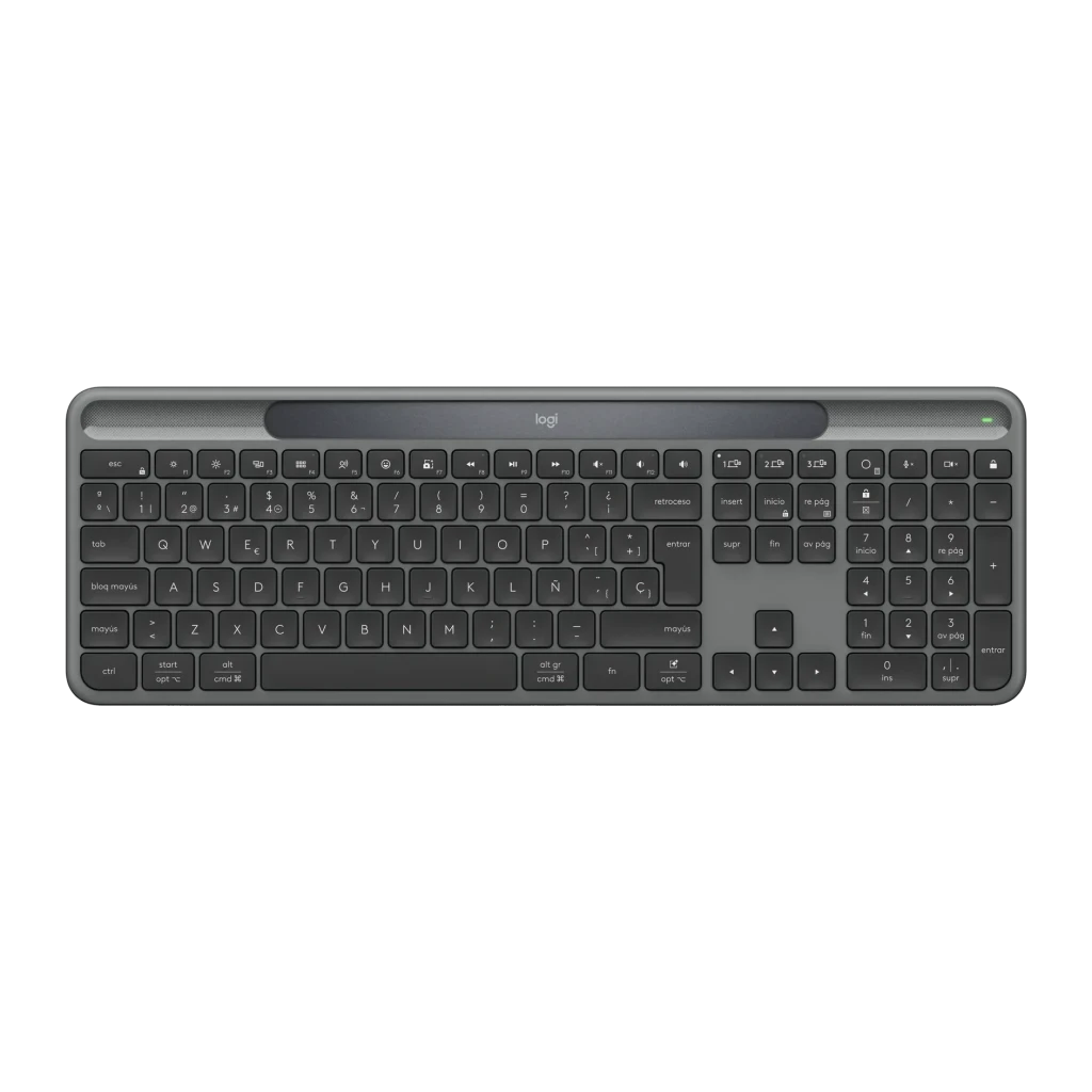 Teclado Logitech Signature Slim Solar+ K980 Grafito Inalámbrico Bluetooth
