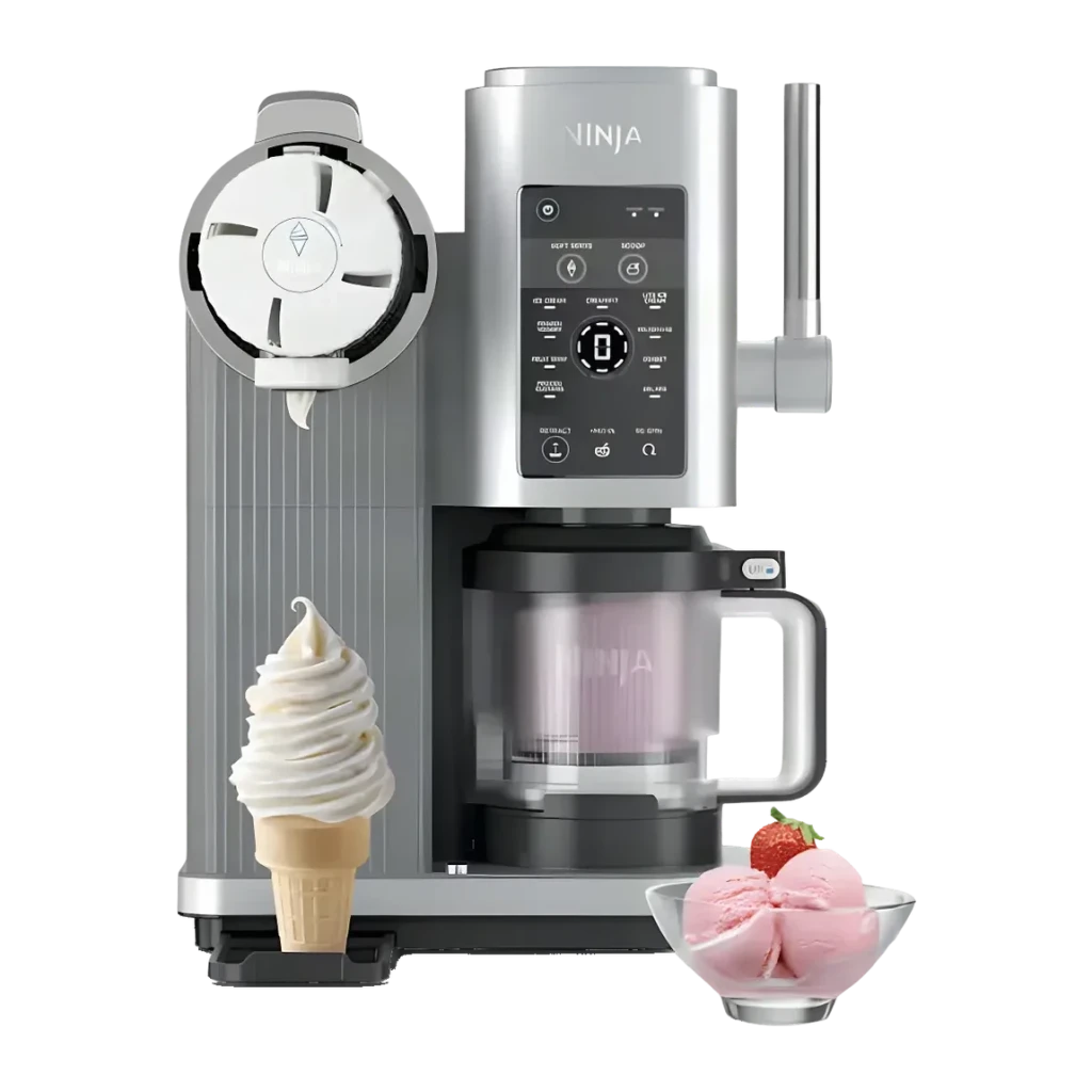 Ninja Platino Heladora Creami Scoop & Swirl 0,47L 800W Plata Nc701eu