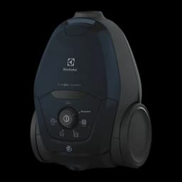 Aspirateur traîneau Electrolux PD82-4ST Noir 600W, vue de face: sélecteur SMART, panneau de commande et logo PureD8.2 Silence