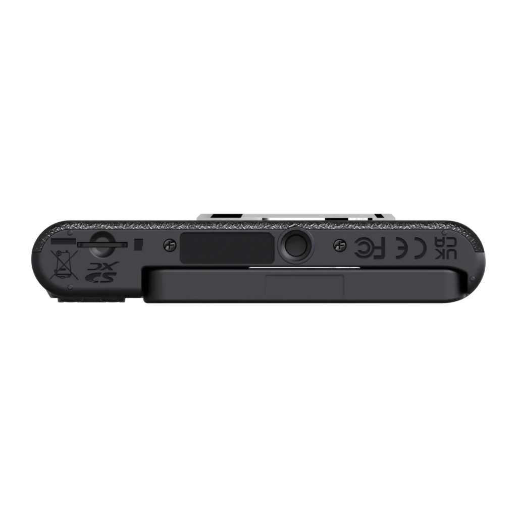 Appareil photo compact Kodak PIXPRO C1 Noir CMOS 1/3 pouce Full HD 1080p 13MP, vue dessous: trappe batterie, filetage