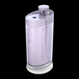 Hydropulseur dentaire Philips Sonicare Compact Flosser 1000 Sans Fil Rechargeable Pourpre HX3333, vue en perspective