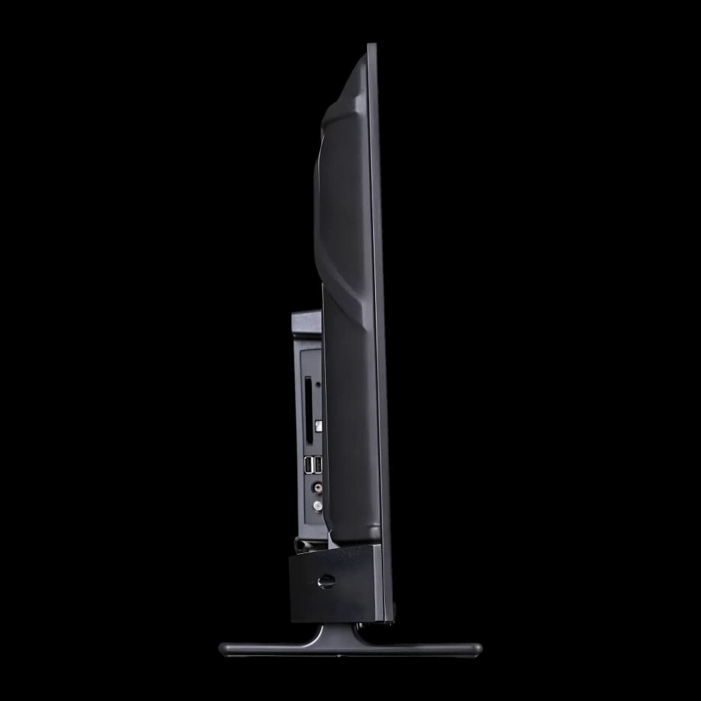 TV Philips 65 pulgadas LED 4K UHD HDR10+ Negro 65PUS7001/12, vista lateral: perfil delgado, puertos USB y conectores