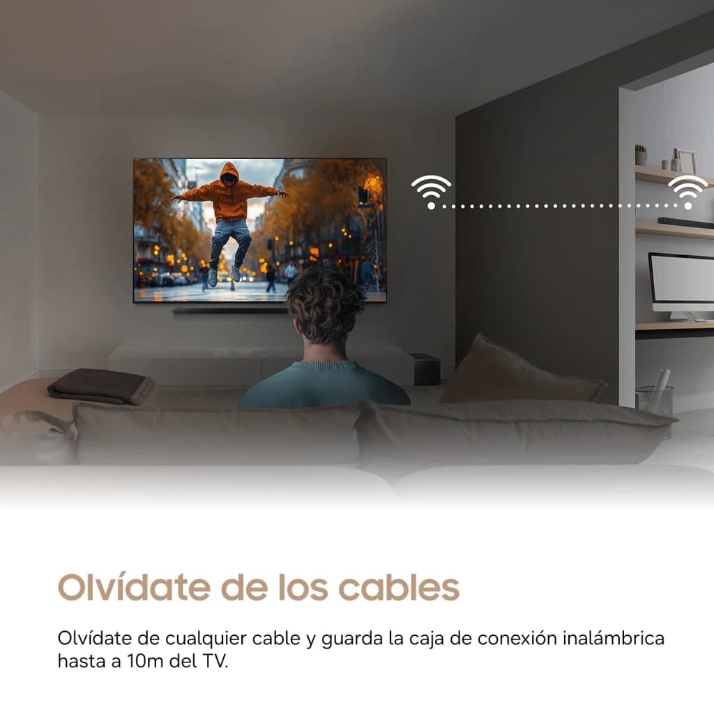 TV Samsung The Frame Pro 75 pouces Neo QLED 144Hz 4K Noir TQ75LS03H, salon: fixé au mur avec connexion sans fil, personne