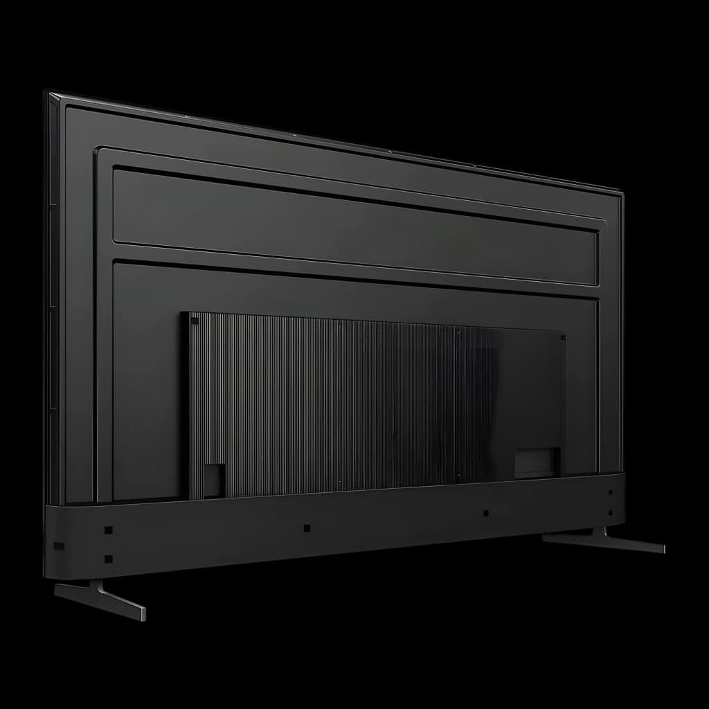 TV Sony BRAVIA 3 85 polegadas LCD Direct LED 4K 120Hz Preto K-85XR35M2, vista traseira em ângulo: painel posterior preto