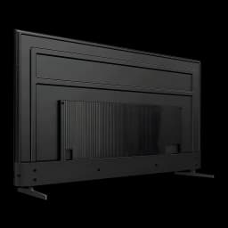 TV Sony BRAVIA 3 85 polegadas LCD Direct LED 4K 120Hz Preto K-85XR35M2, vista traseira em ângulo: painel posterior preto