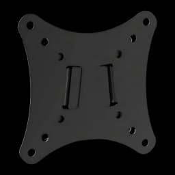 Soporte de pared Approx Negro Fijo 10 pulgadas-25 pulgadas VESA 100x100 appST00, detalle: placa VESA frontal con ranuras