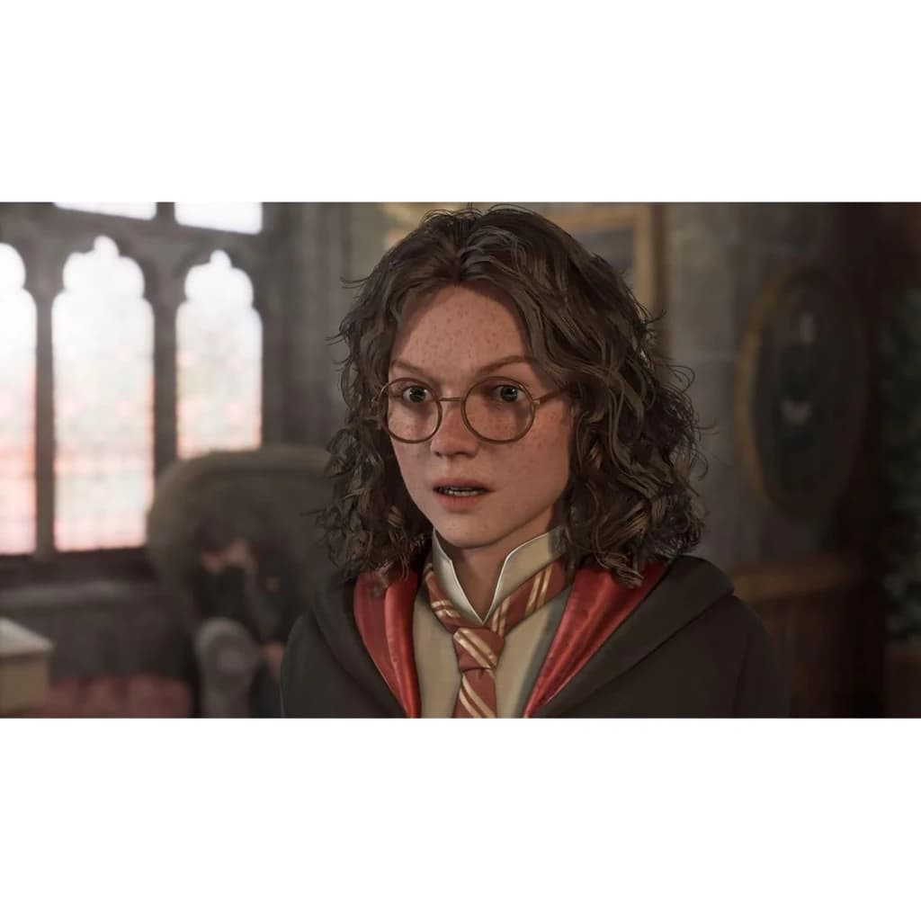 Videojogo Warner Bros Hogwarts Legacy Vermelho Nintendo Switch 2 Standard, captura: estudante com óculos e uniforme