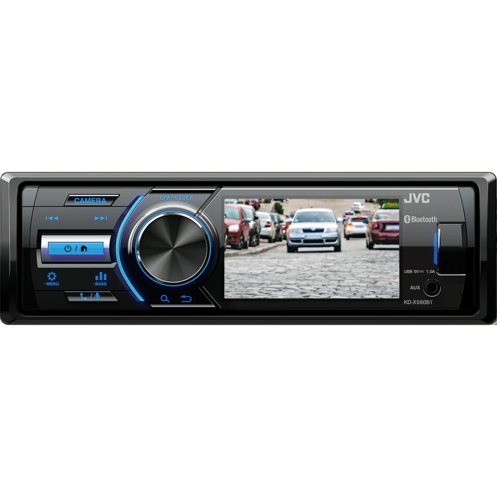 Autorradio JVC Negro 3 pulgadas 1DIN Bluetooth KD-X560BT