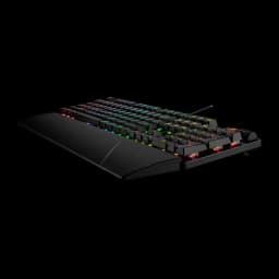 Clavier Gaming ASUS ROG Strix Scope II Mécanique Switch NX Red Optomécanique Noir, détail: vue latérale en angle