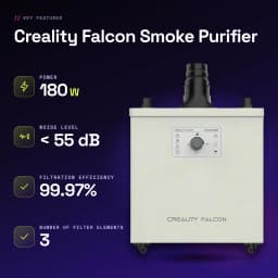 Purificador de fumo Creality Falcon Smoke Purifier 180 W - características