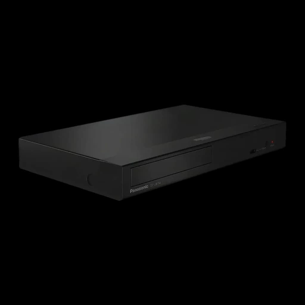 Lecteur Blu-ray Panasonic Noir 4K Ultra HD BD-Live Ethernet DP-UB154 - corps noir mat avec fente disque
