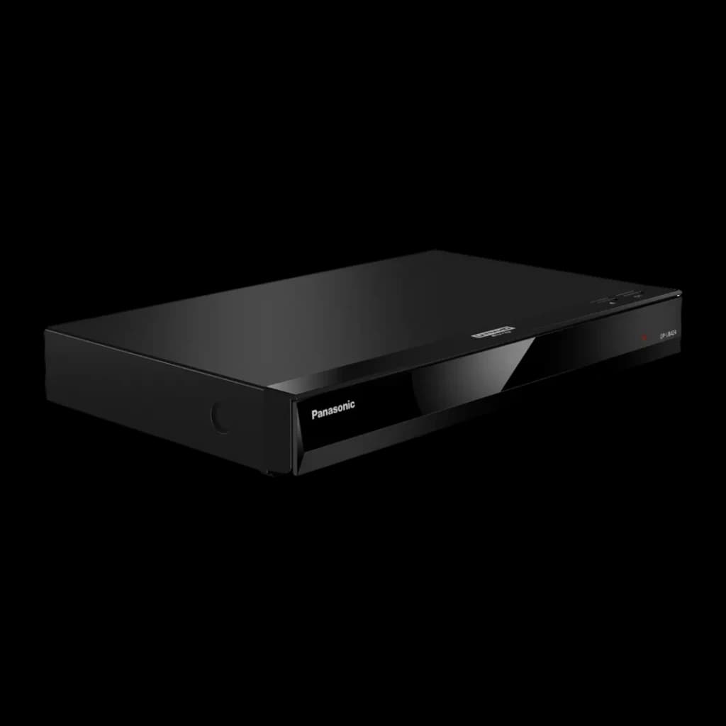 Lecteur Blu-ray Panasonic Noir 4K Ultra HD Dolby Atmos / DTS:X DP-UB424 - dessus brillant, logo Panasonic