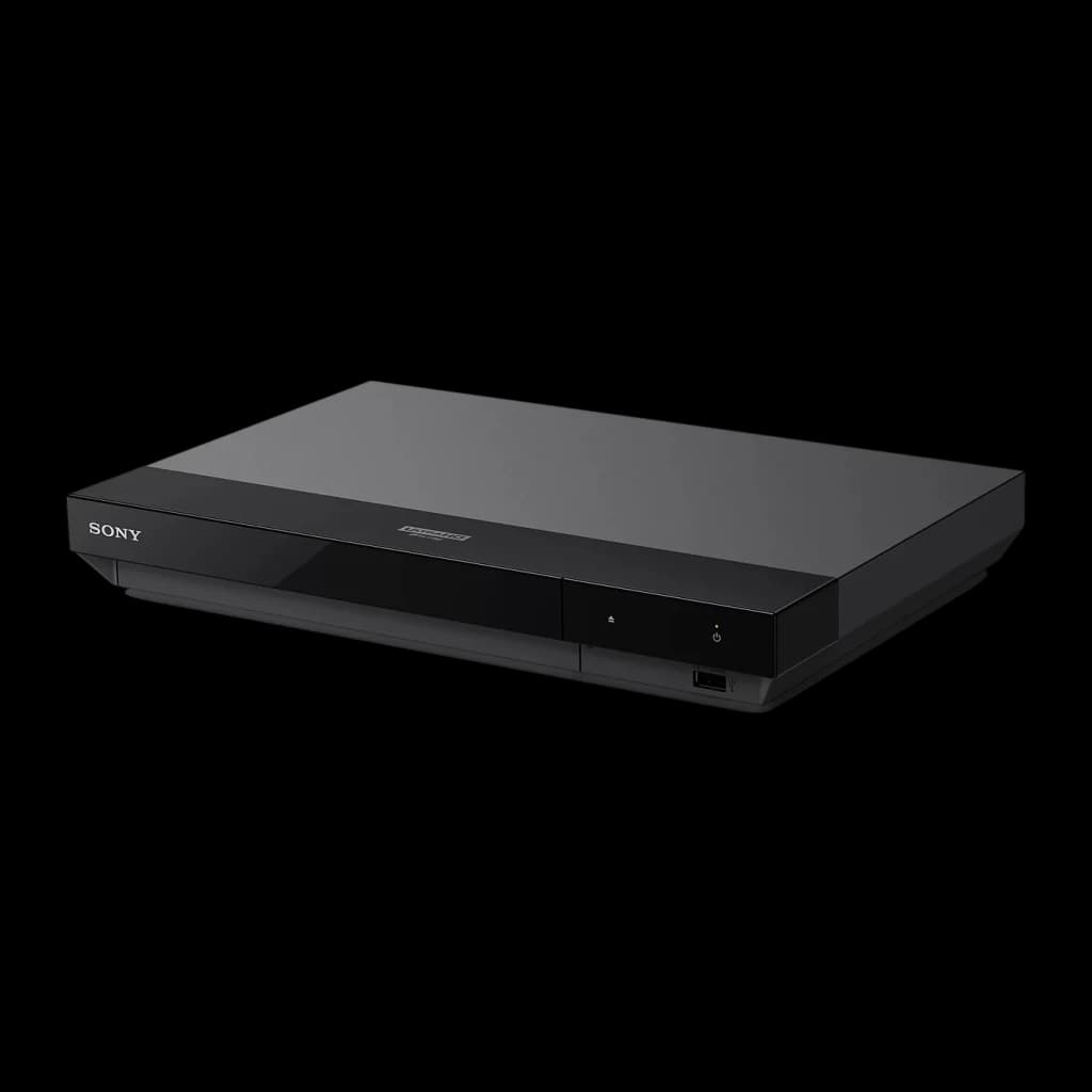 Lecteur Blu-ray Sony DSD Streaming Noir UBP-X700 - dessus brillant, logo Sony et fente de disque frontale
