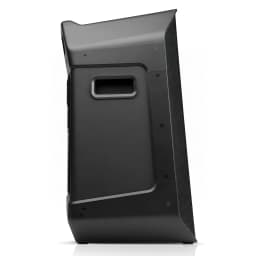 Altavoz portatil Teufel Rockster Air 2 2.1 Subwoofer Inalámbrico 25W Negro, vista trasera: asa de transporte y rejilla
